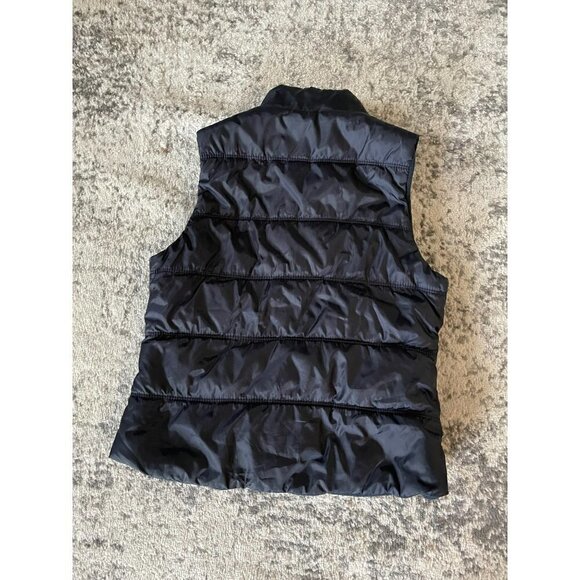 AMERICAN EAGLE OUTFITTER PUFFY NAVY BLUE SLEEVES VEST SIZE SMALL MENS Or WOMEN - Picture 4 of 6